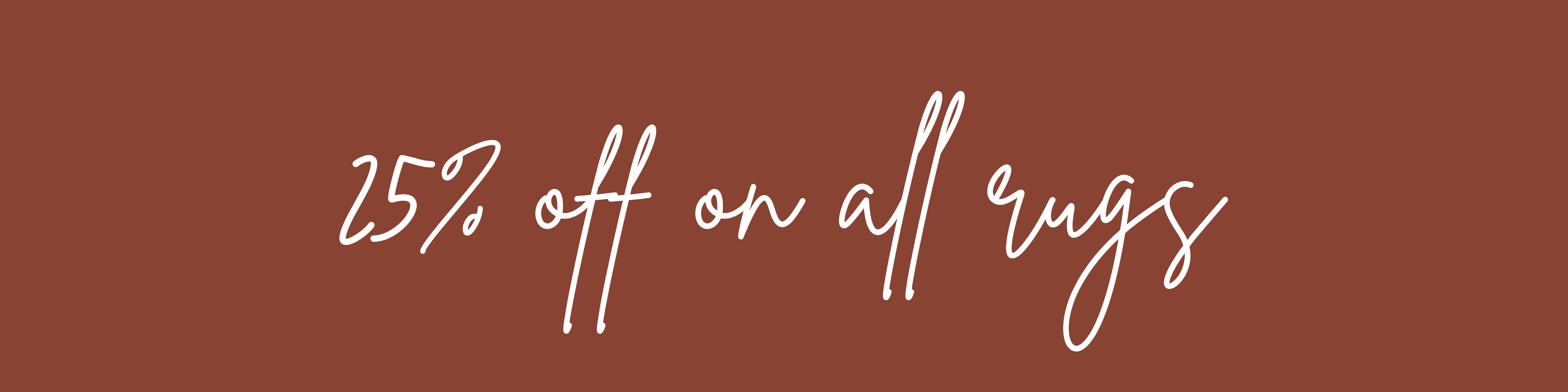 Presale 25% off rugs and cushions